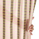 Rideau en voile de coton Wendy - Kaki pink mosaic