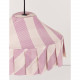 Abat-jour Nicole 50 cm - Lilac diagonal stripes