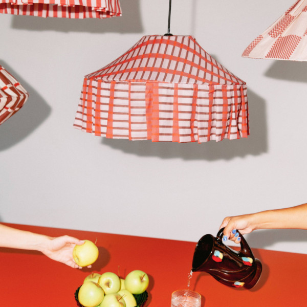 Abat-jour Nicole 50 cm - Red brown mosaic