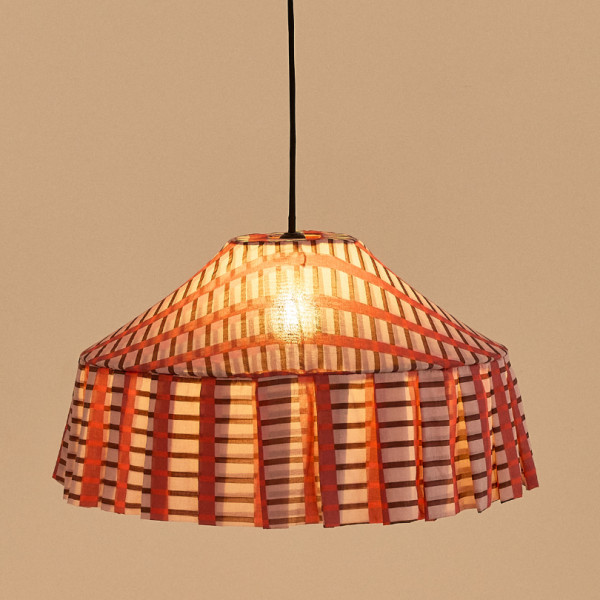 Abat-jour Nicole 50 cm - Red brown mosaic