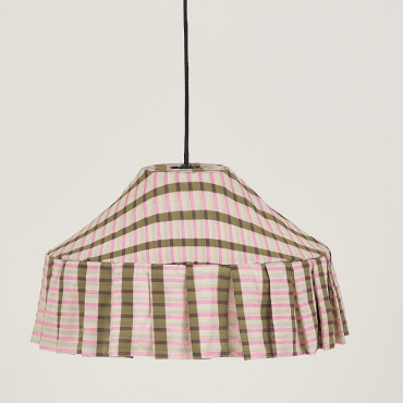 Abat-jour Nicole 50 cm - Kaki pink mosaic