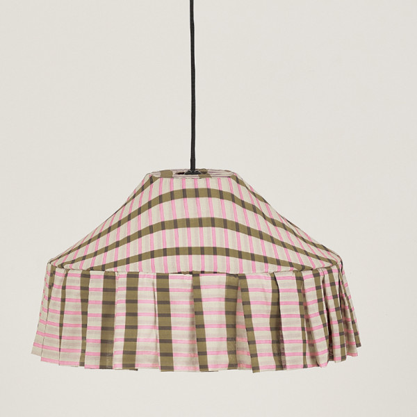 Abat-jour Nicole 50 cm - Kaki pink mosaic