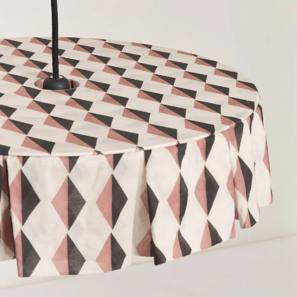 Abat-jour Vibes 50 cm - Auburn black harlequin