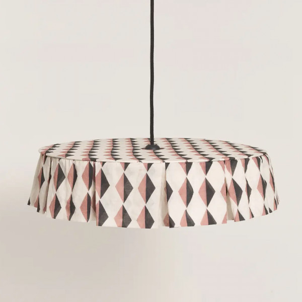 Abat-jour Vibes 50 cm - Auburn black harlequin