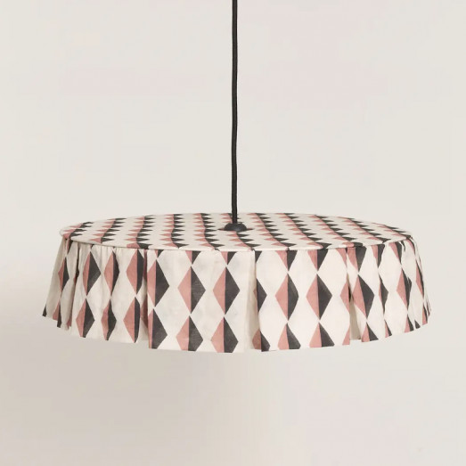 Abat-jour Vibes 50 cm - Auburn black harlequin