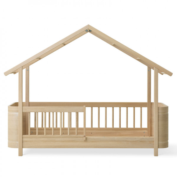 Lit cabane Wood Mini+ - Chêne