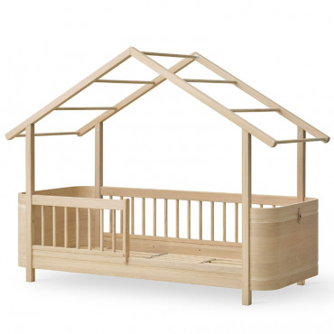 Lit cabane Wood Mini+ - Chêne