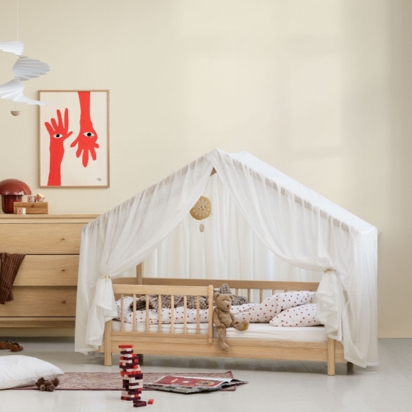 Lit cabane Wood Mini+ - Chêne