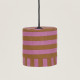 Abat-jour Linda 20 cm - Pink curry stripes