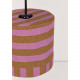 Abat-jour Linda 20 cm - Pink curry stripes