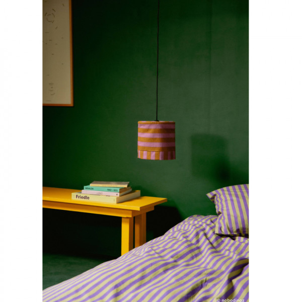 Abat-jour Linda 20 cm - Pink curry stripes