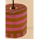 Abat-jour Linda 20 cm - Pink curry stripes