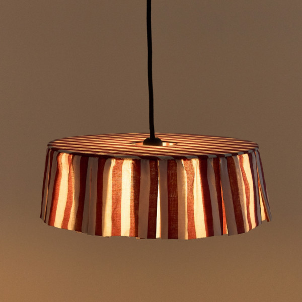 Abat-jour Vibes 40 cm - Maroon stripes