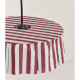 Abat-jour Vibes 40 cm - Maroon stripes