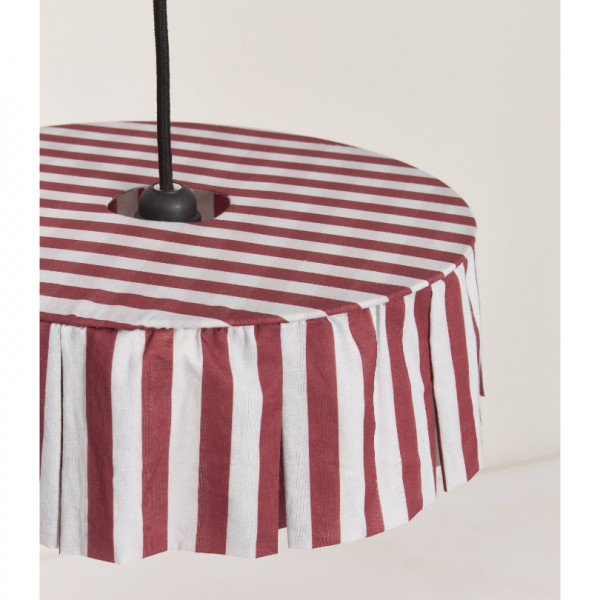 Abat-jour Vibes 40 cm - Maroon stripes