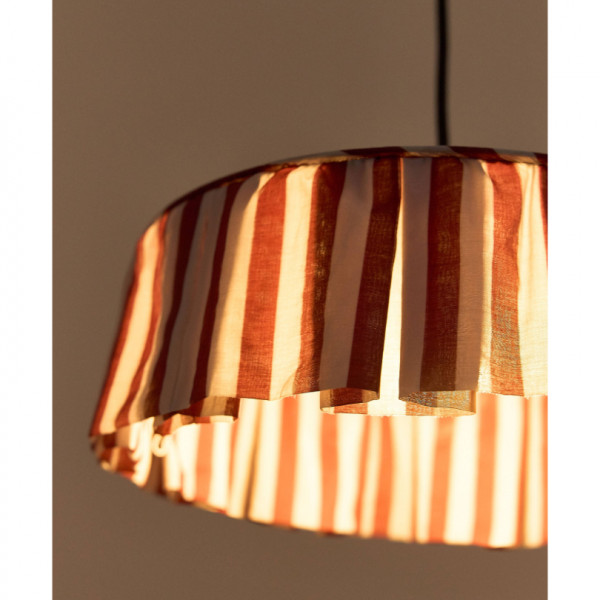 Abat-jour Vibes 40 cm - Maroon stripes