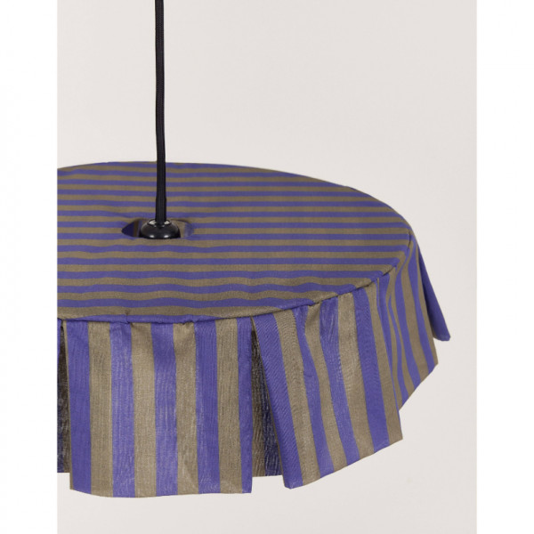 Abat-jour Vibes 40 cm - Indigo stripes