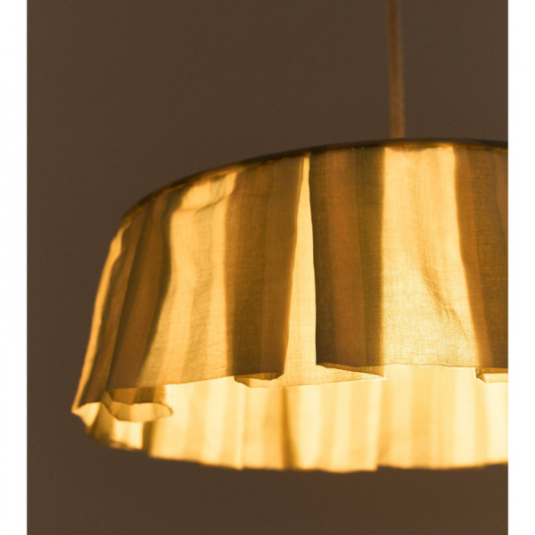 Abat-jour Vibes 40 cm - Turquoise stripes