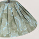 Abat-jour plissé Ava 50 cm - Green peonies