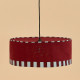 Abat-jour Paul 50 cm - Burnt red