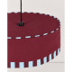 Abat-jour Paul 50 cm - Burnt red