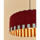 Abat-jour Paul 50 cm - Burnt red