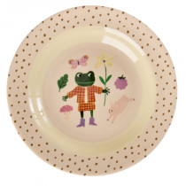 Assiette creuse imprimée mélamine - Fairytale