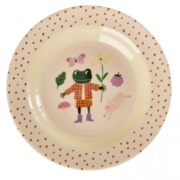 Assiette creuse imprimée mélamine - Fairytale