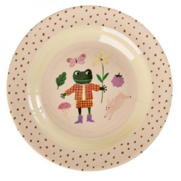 Assiette creuse imprimée mélamine - Fairytale