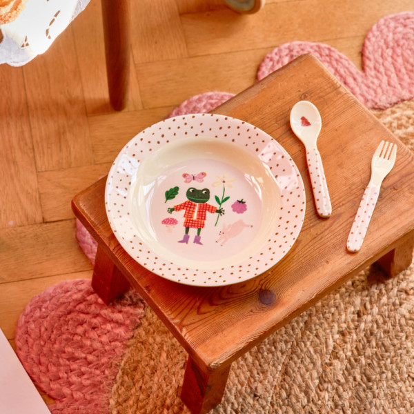 Assiette creuse imprimée mélamine - Fairytale