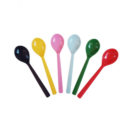 Lot de 6 cuillères mélamine - Favorite colors