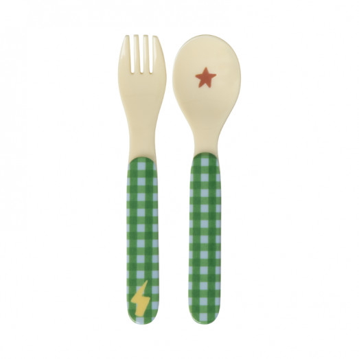 Set de couverts : cuillère et fourchette - Super héro