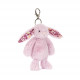Porte-clés peluche lapin Luxe - Thistlepop Blossom
