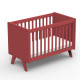 Lit bébé Madavin - pieds unis - Marsala