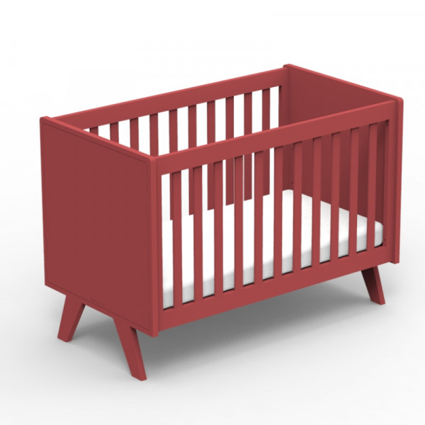 Lit bébé Madavin - pieds unis - Marsala
