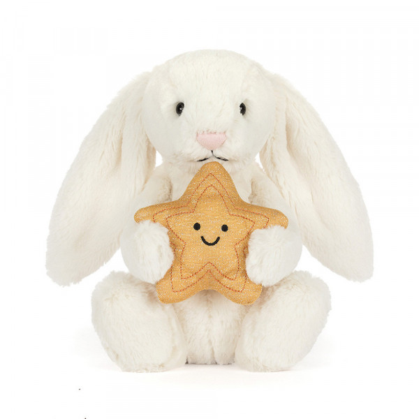 Peluche lapin Bashful avec son étoile