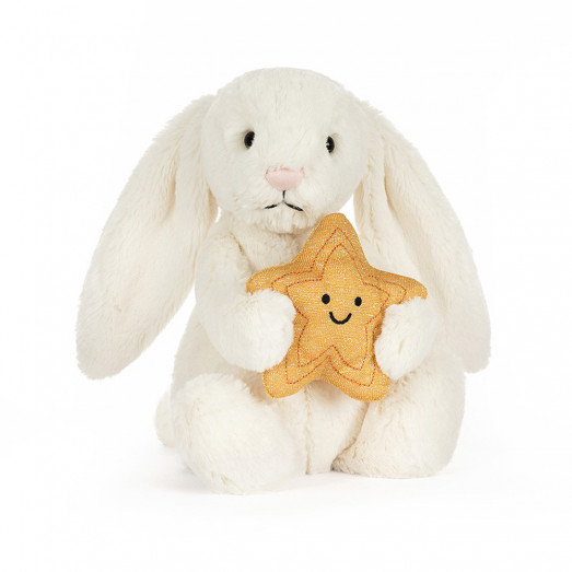 Peluche lapin Bashful avec son étoile