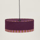 Abat-jour Paul 50 cm - Prune