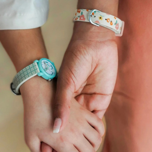 Montre enfant - Fern plaid