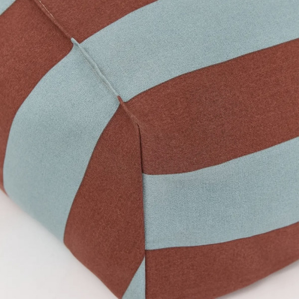 Pouf fauteuil d'extérieur Vibes - Toffee blue stripes