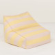Pouf fauteuil d'extérieur Vibes - Yellow and pink stripes
