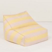 Pouf fauteuil d'extérieur Vibes - Yellow and pink stripes