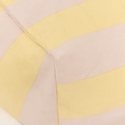 Pouf fauteuil d'extérieur Vibes - Yellow and pink stripes