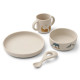 Set repas silicone Vivi - All together Sandy