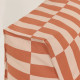 Pouf long d'extérieur adulte Matteo - Tangerine tiles