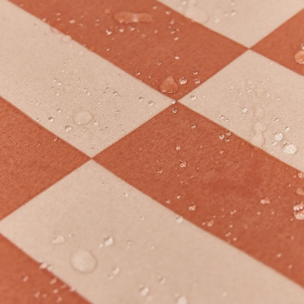 Pouf long d'extérieur adulte Matteo - Tangerine tiles