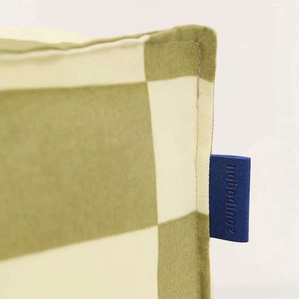 Pouf long d'extérieur adulte Matteo - Lime tiles