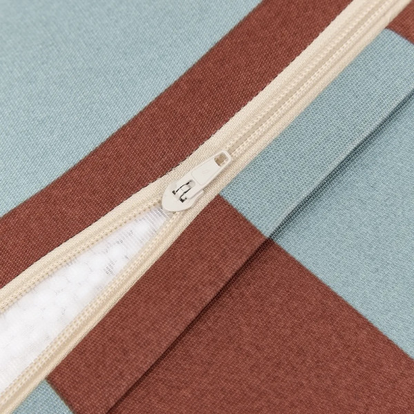 Pouf fauteuil d'extérieur adulte Lenny - Toffee blue stripes