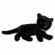 Peluche chat couché - Black