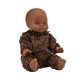 Combinaison pour poupées - Léopard marron